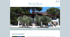 Desktop Screenshot of karidibeach.gr